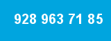 928 963 71 85 928 963 71 85